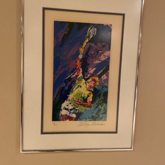 LEROY NEIMAN TENNIS CLASSIC SERVE FRAME - Picture 3 of 4